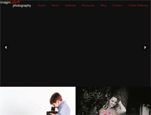 Tablet Screenshot of imaginlightphotography.com